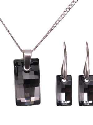 Conjunto collar y aretes