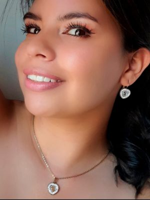 Conjunto Collar Corazones