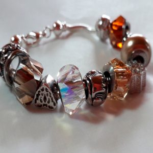 Pulsera Cristal y Perlas Swarovski